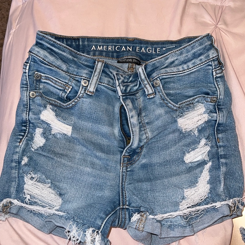 American Eagle Next Level Stretch Jean Shorts Size 2